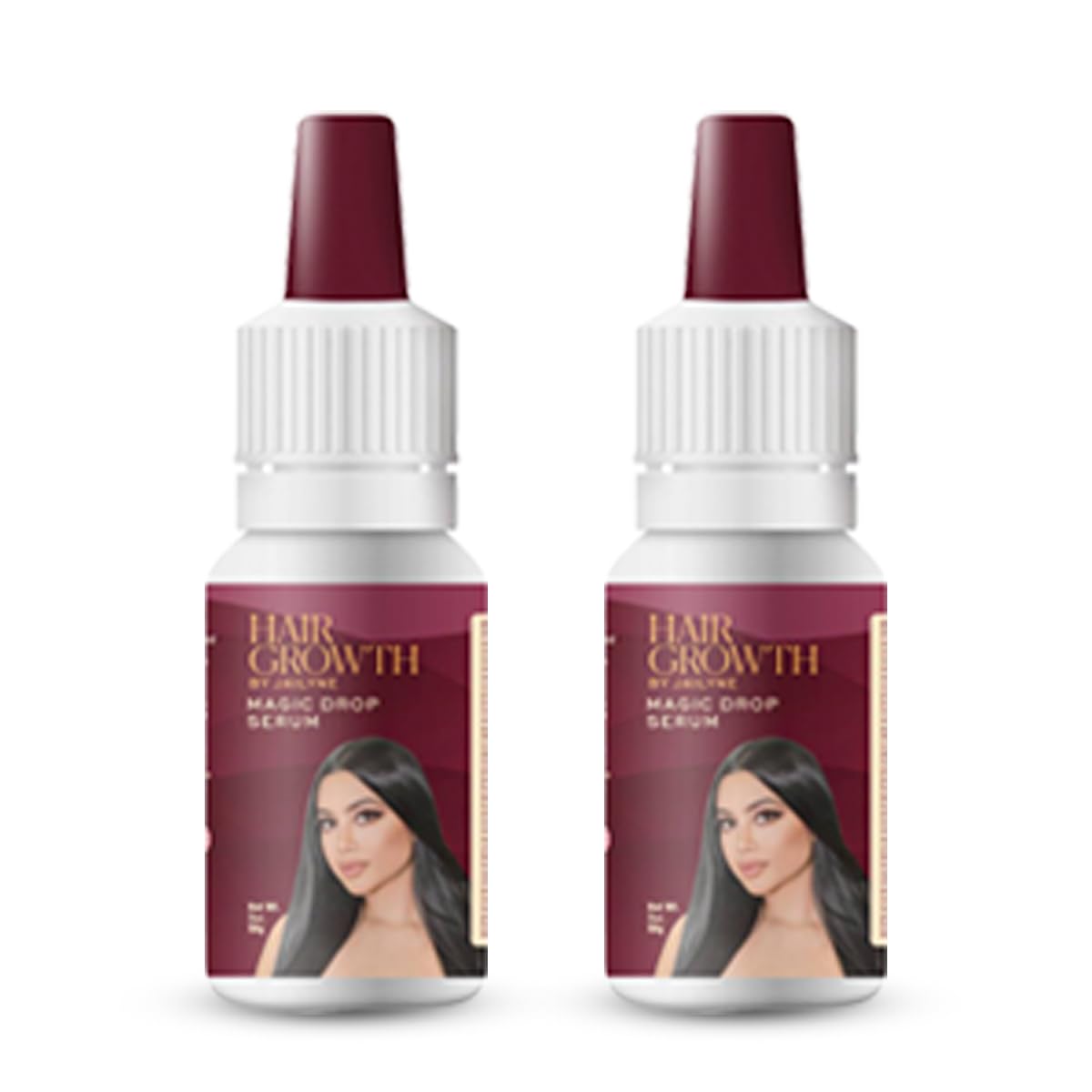 Hair Growth by Jailyne Ojeda serum bottle closeup for fast absorbing scalp care.