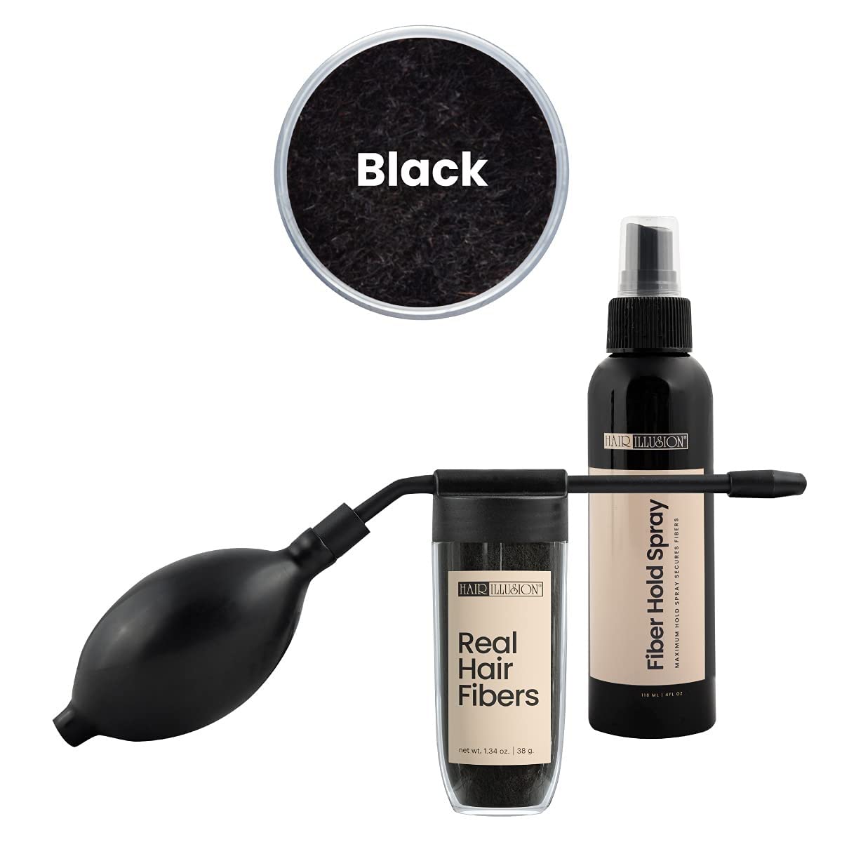 Hair Illusion all hair types compatible for versatile styling.