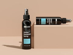 Hair Illusion spray action demonstrates easy application for moisture protection.