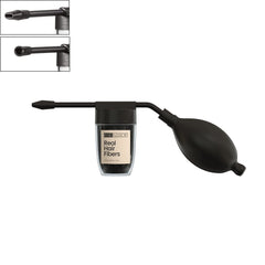 Hair Illusion flat-tip spray applicator enables precise hairline spraying