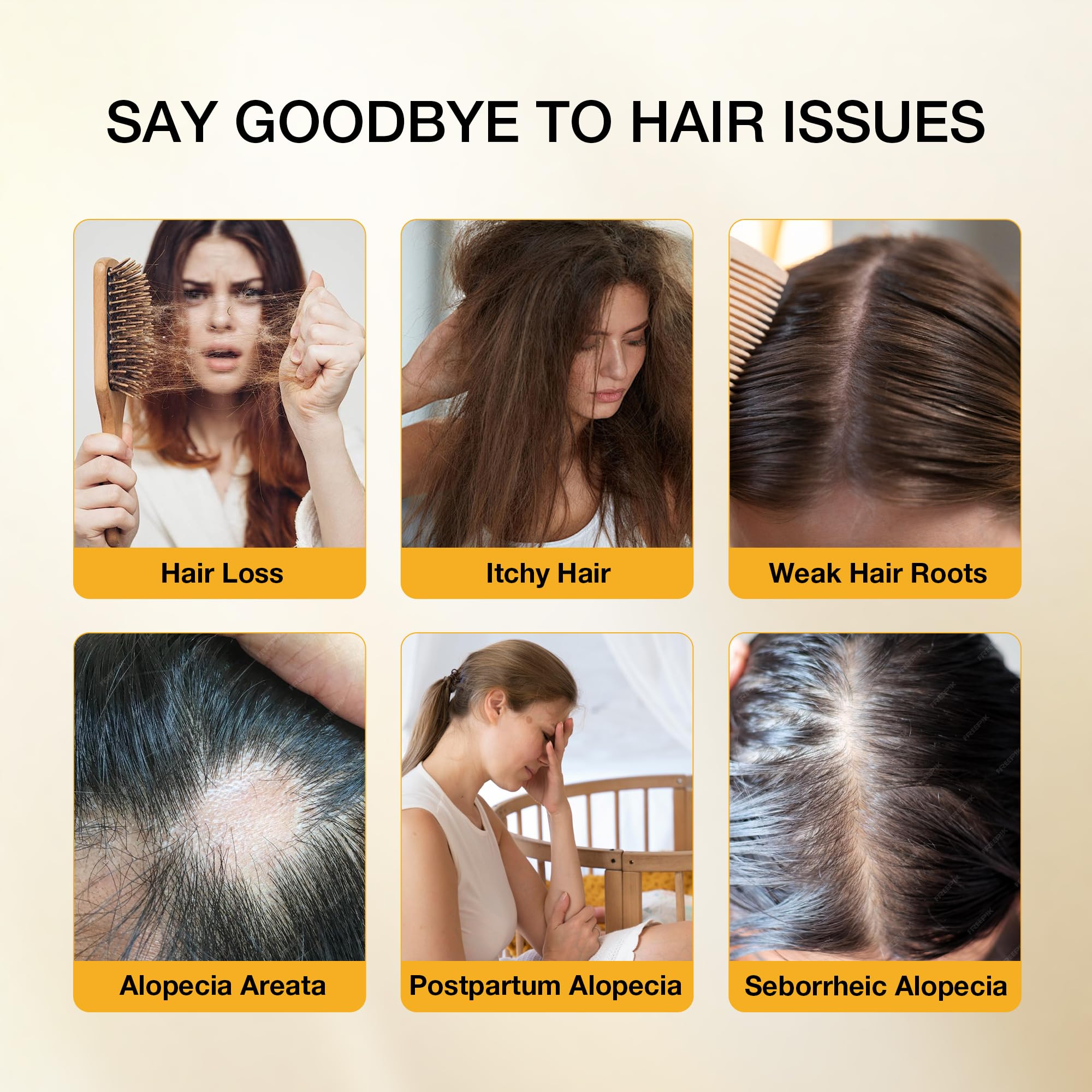 Hair Labs Biotin Peptide Shampoo ingredients close-up with keratin and botanicals for scalp health.