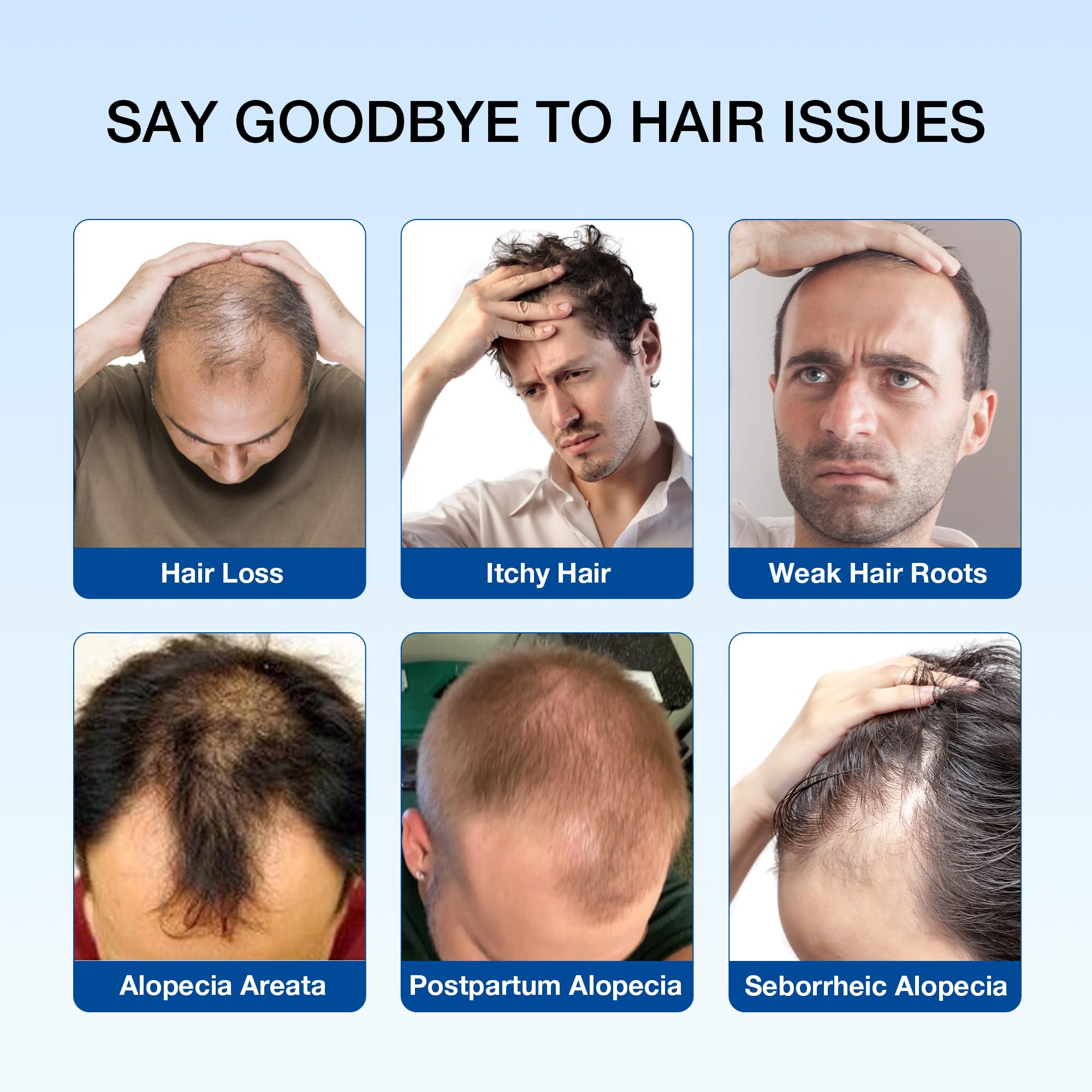 Hair Labs shampoo lathering in hand promoting scalp refresh