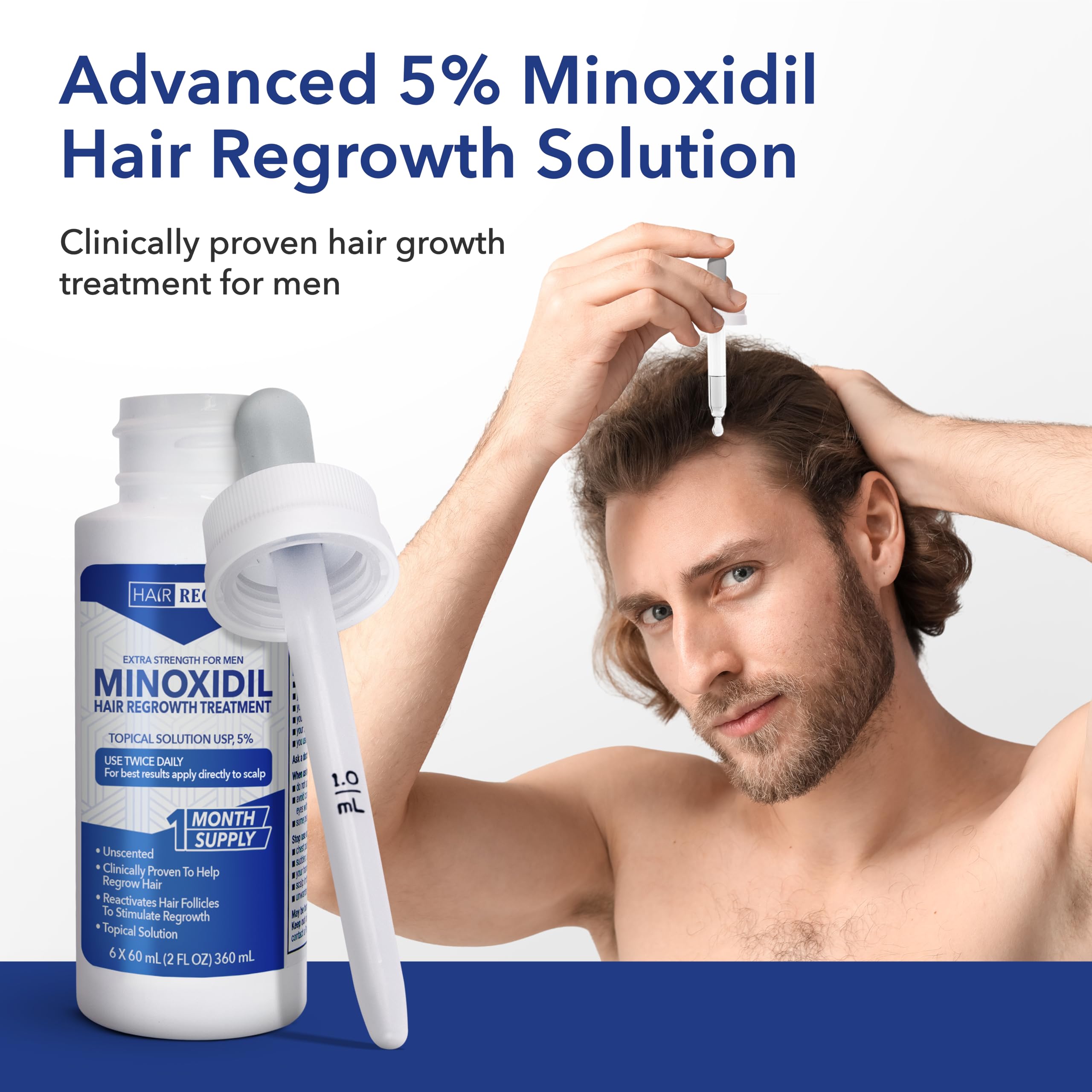 Hair Regen precision dropper designed for targeted use.