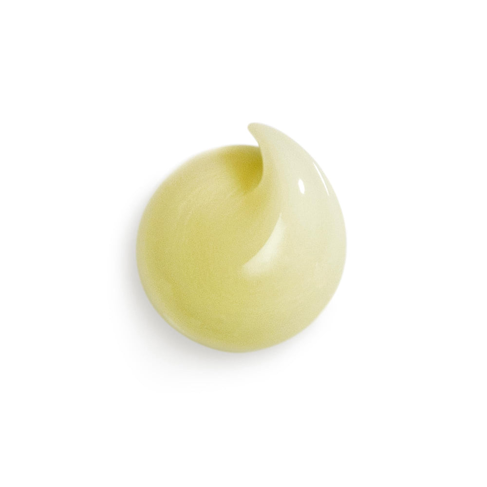 Creamy texture close-up shows soft, glossy finish from the Sisley color mask.