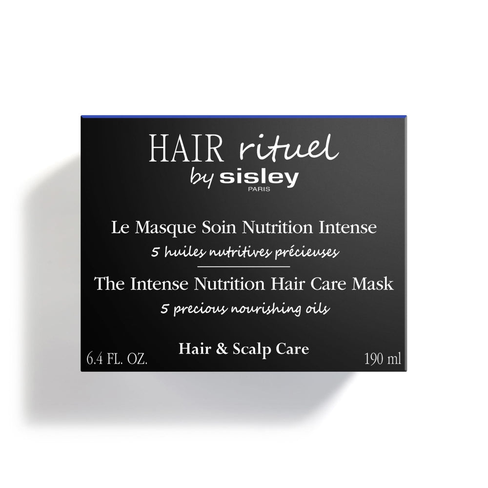Hair Rituel by Sisley Intense Nutrition Mask results preview shows nourished hair