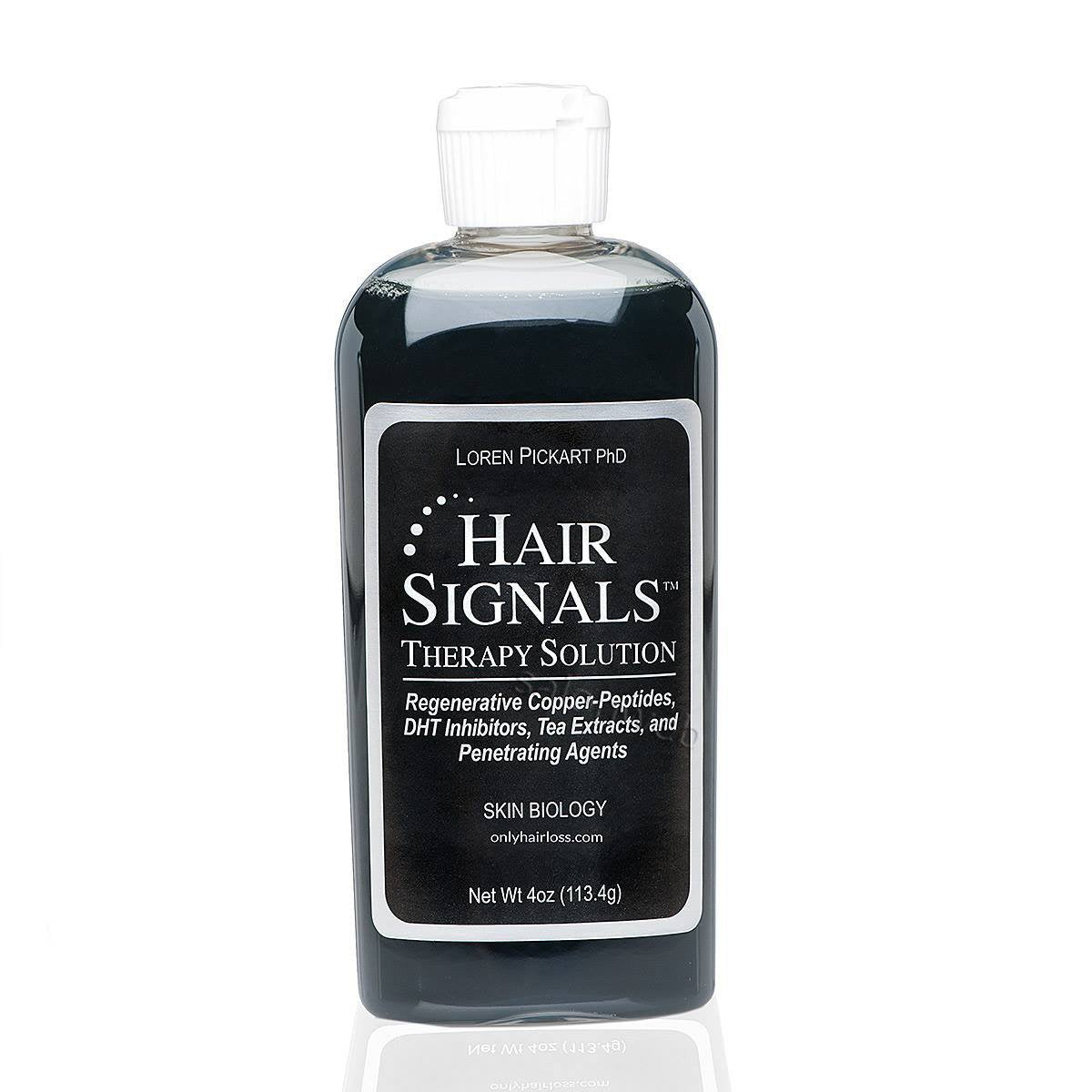 Hair Signals Copper Peptides Solution bottle for scalp support and improved hair appearance