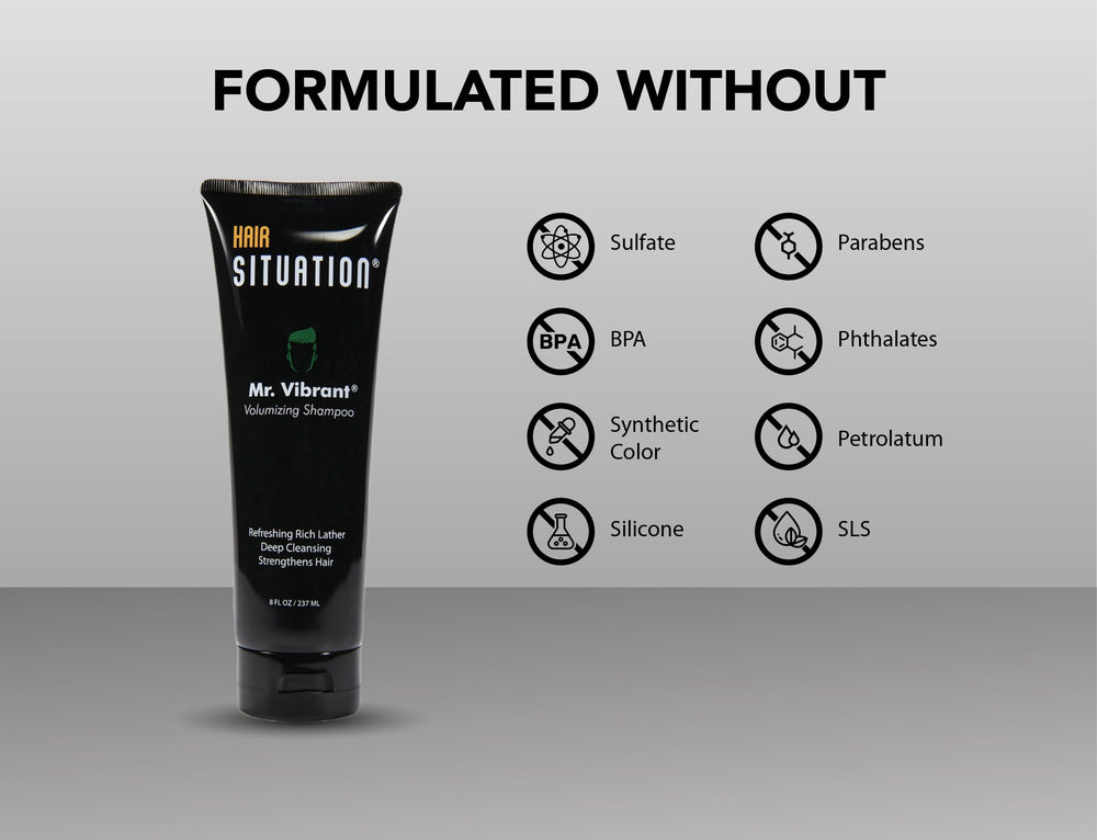 Hair Situation shampoo leaves a fresh morning scent.