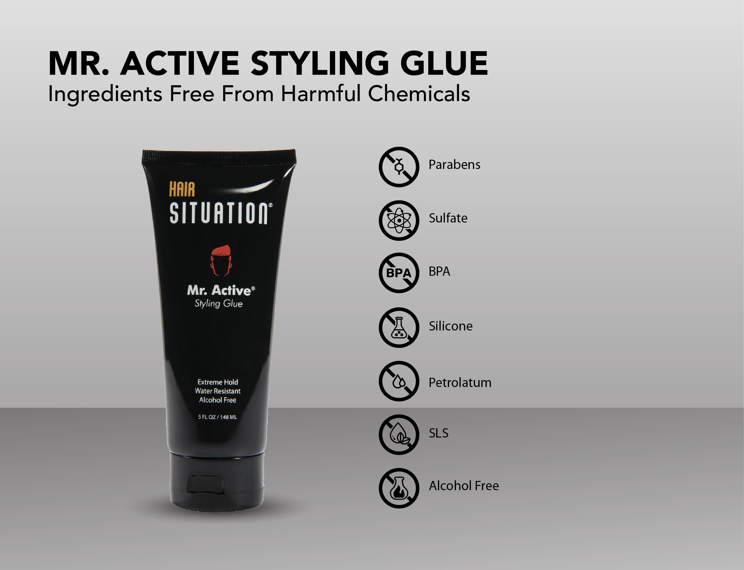 Hair Situation alcohol-free formula supports healthy-looking hair during wear