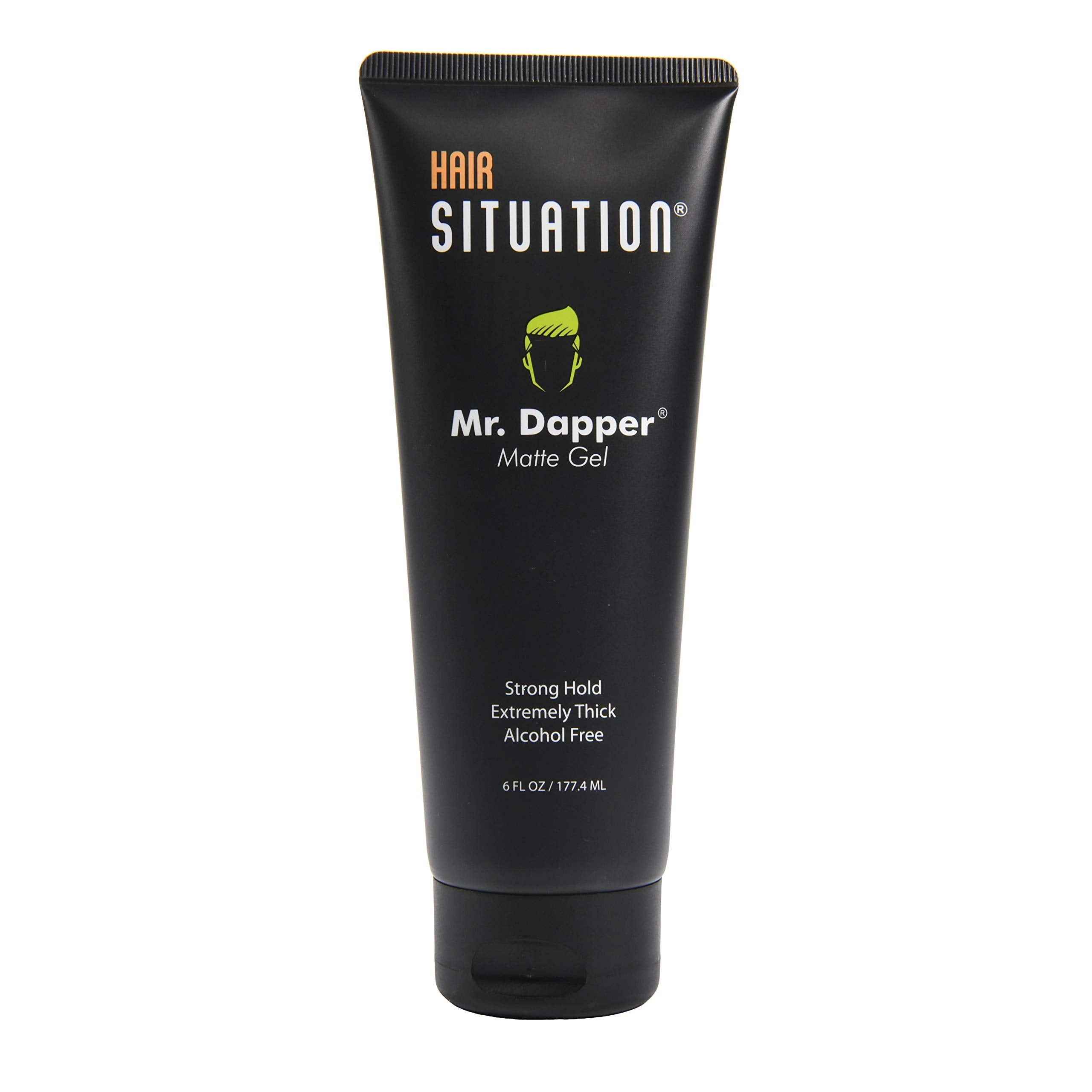 Applying Hair Situation Mr. Dapper Matte Gel for a clean matte finish.
