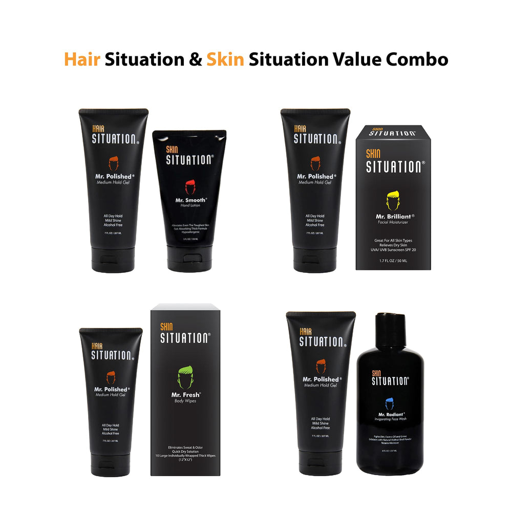 Hair Situation Mr. Polished water rinse easy cleanup after wear.