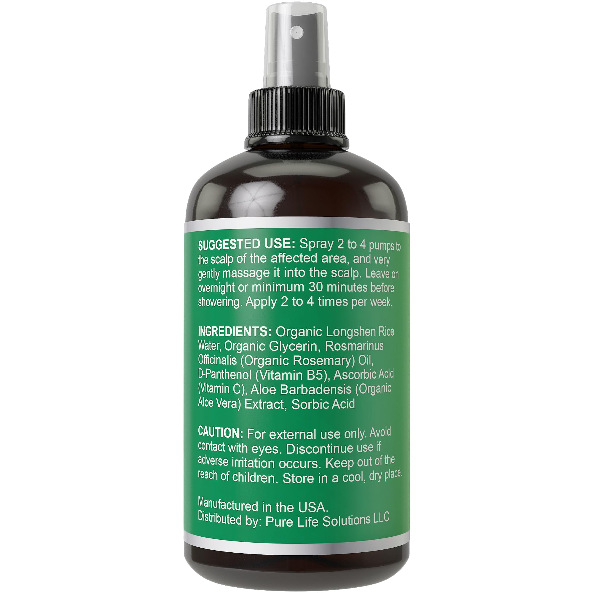 After use, hair appears thicker and healthier with Hair Thickness Maximizer.