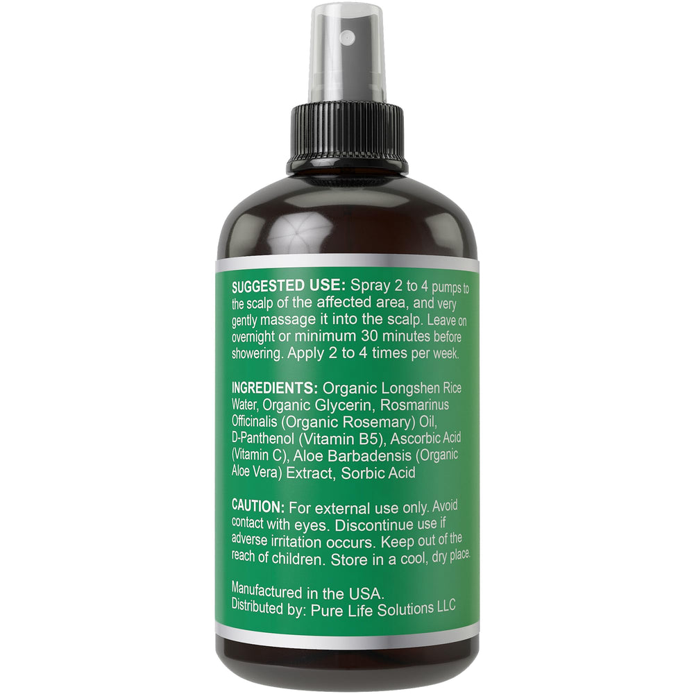 After use, hair appears thicker and healthier with Hair Thickness Maximizer.