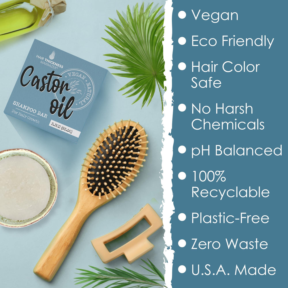 pH balanced eucalyptus and hydrolyzed rice protein in Hair Thickness Maximizer bar