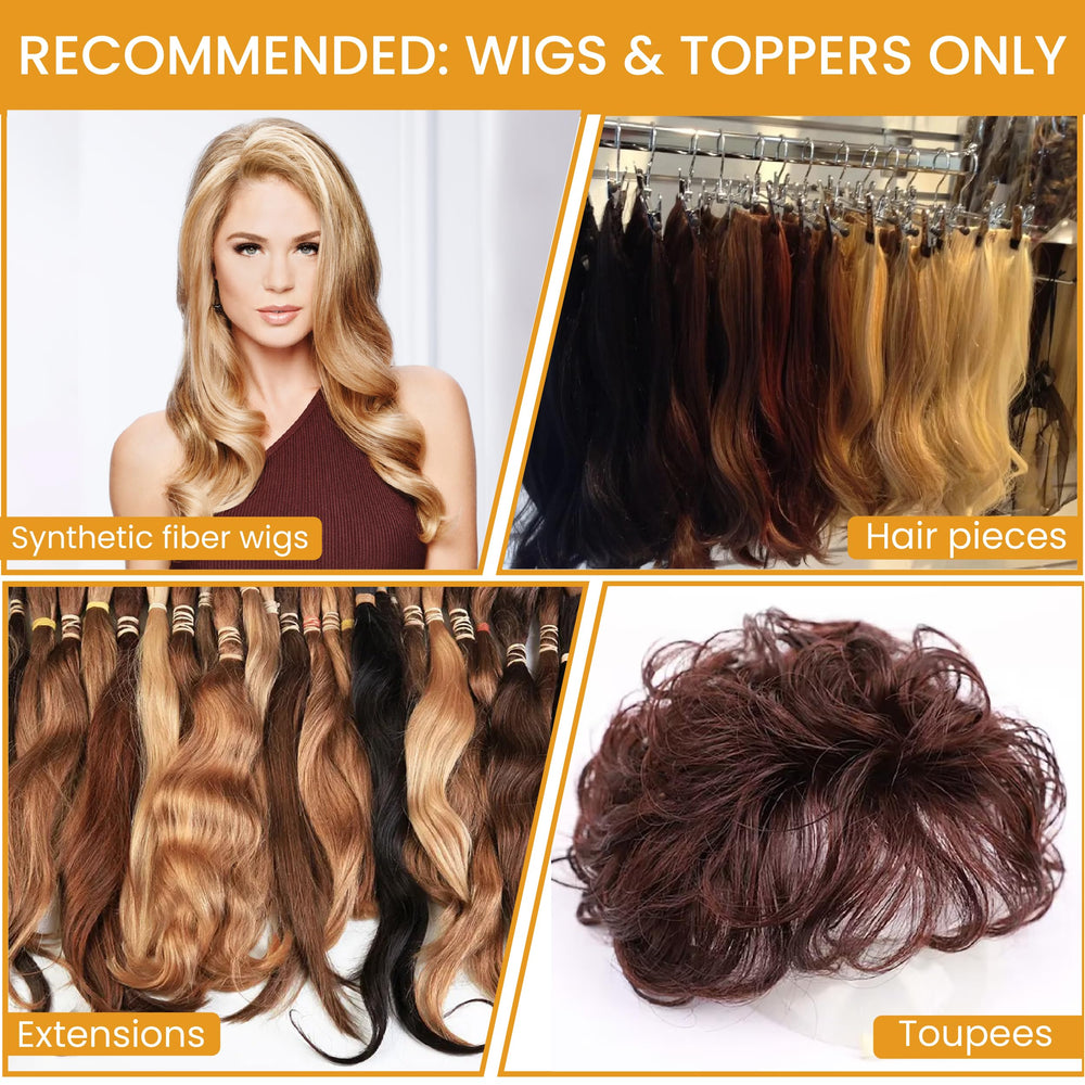 Hair u wear curl maintenance spray helps hold curls on synthetic wigs.