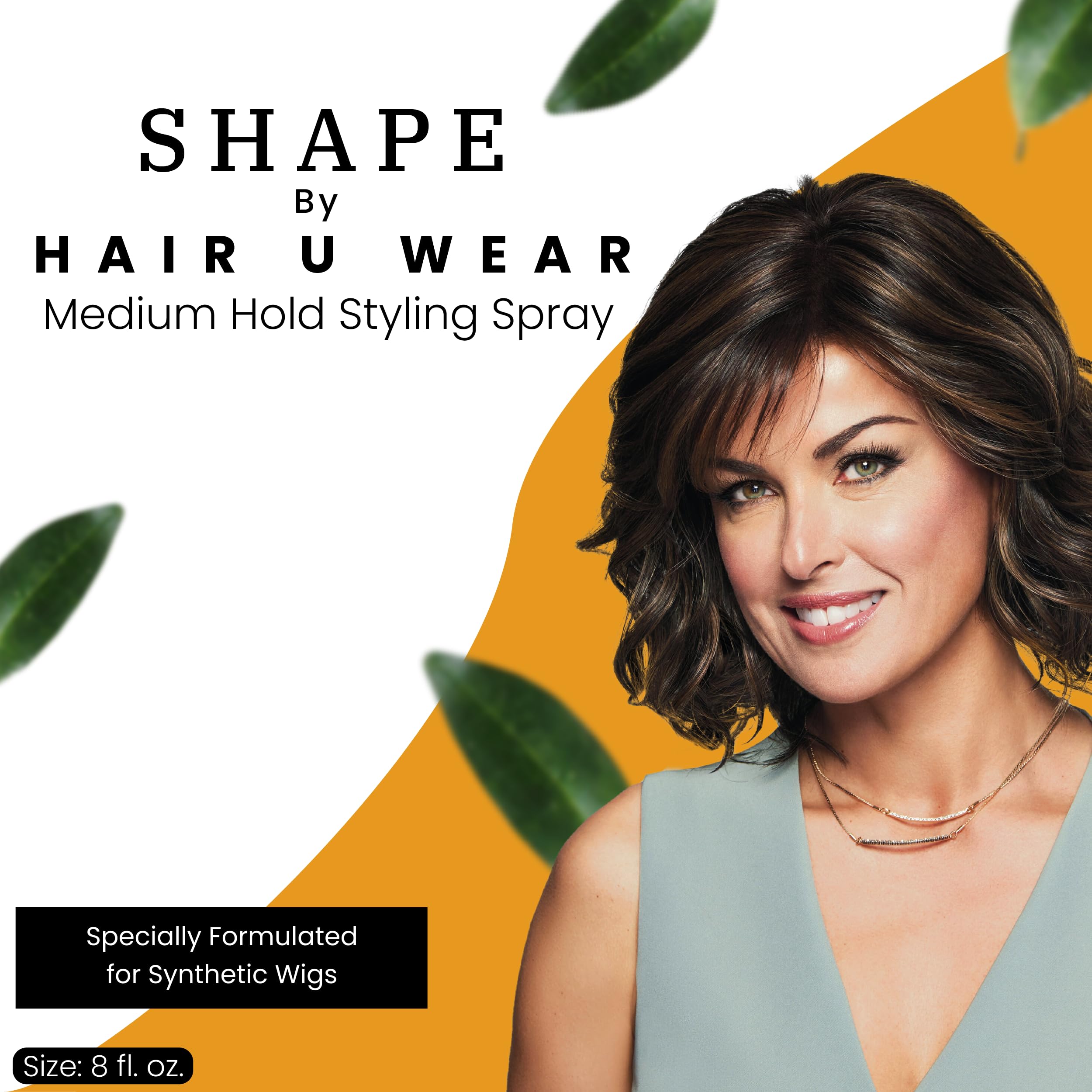 Hair u wear soft flexible shape spray supports natural wig movement.