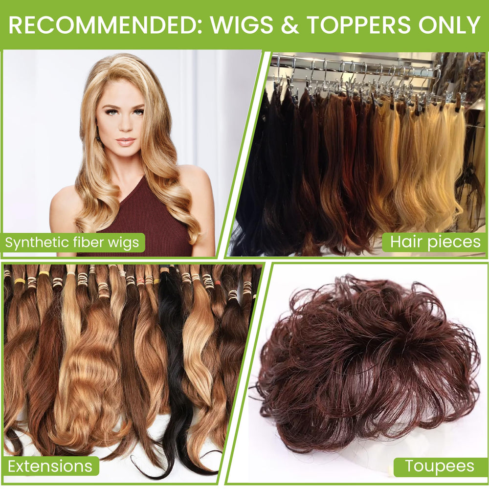Hair U Wear cleansing shampoo close-up emphasizes shine and softness