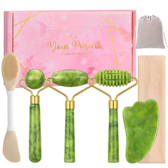 HairChrysm Jade Roller for face — soothing at home massage for smoother skin.