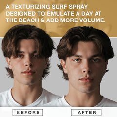 Hair Craft Co. CRVFT Sea Salt Spray textures waves for a tousled, beach-ready look.