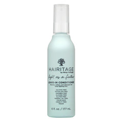 Hairitage detangling leave-in spray bottle delivers easy detangling and smoother hair.