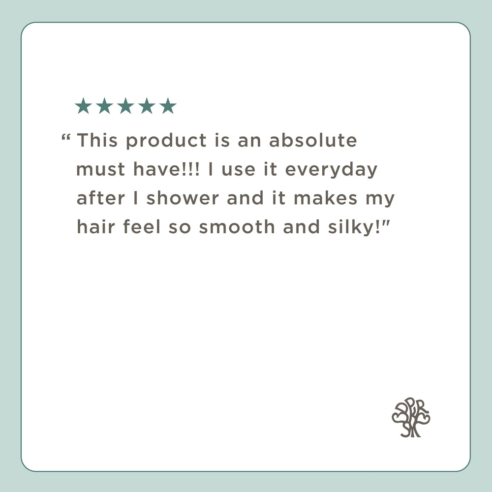 Hairitage solution for dry, damaged hair with deep conditioning benefits.