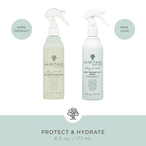Hairitage spray dispensing action demonstrating even coverage