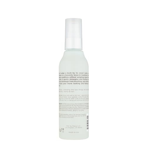 Hairitage sulfate-free leave-in conditioner offers lightweight moisture for daily use.