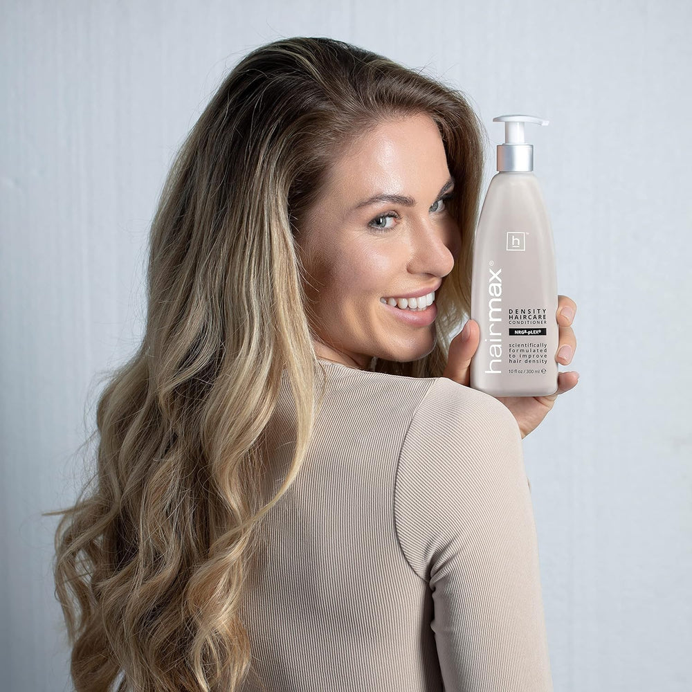 Hairmax Density bathroom setup for daily hair care routine