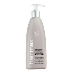 Hairmax Density Conditioner bottle pour demonstrates easy application for thinning hair