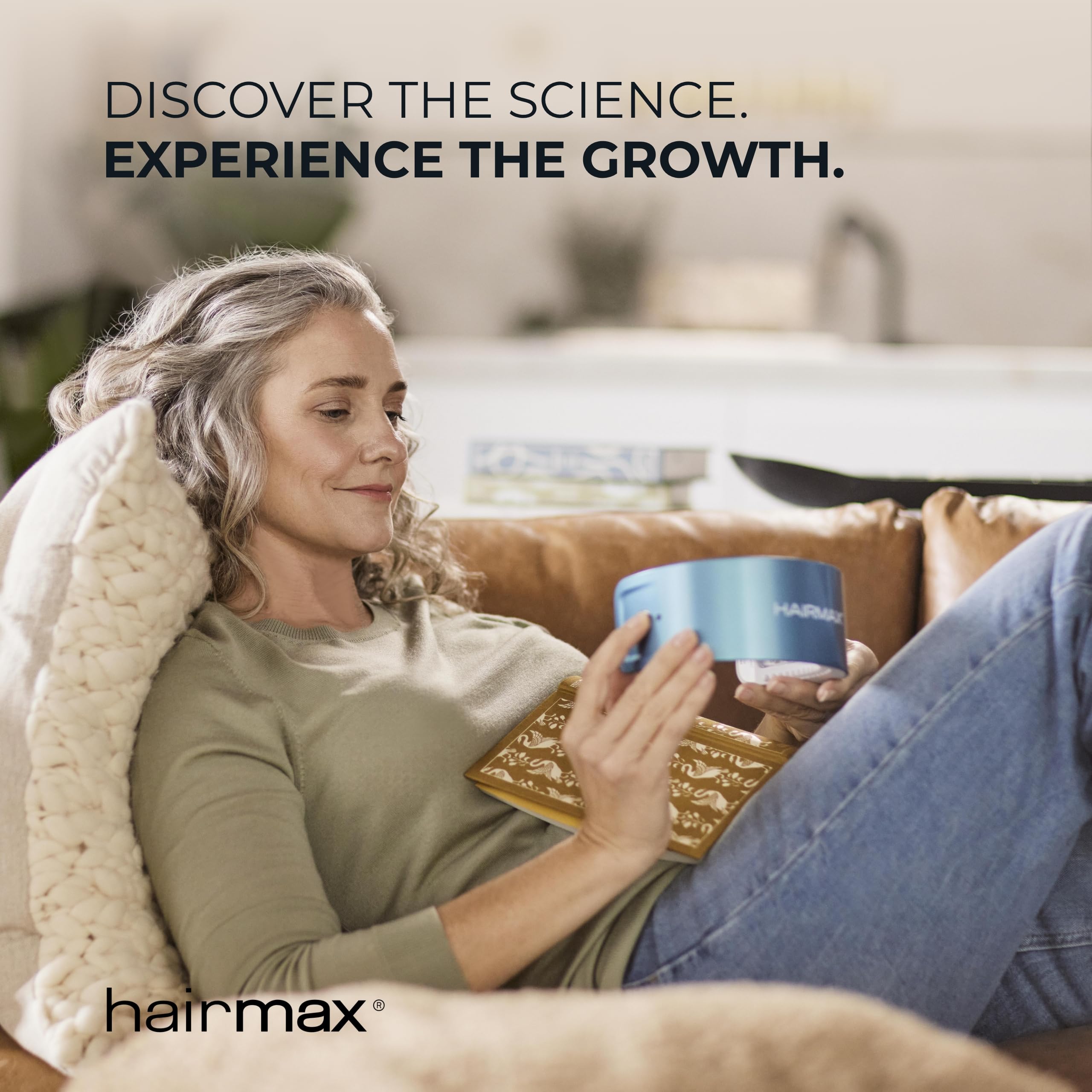 Hairmax Density Conditioner daily-use visual promotes consistent care for thinning hair