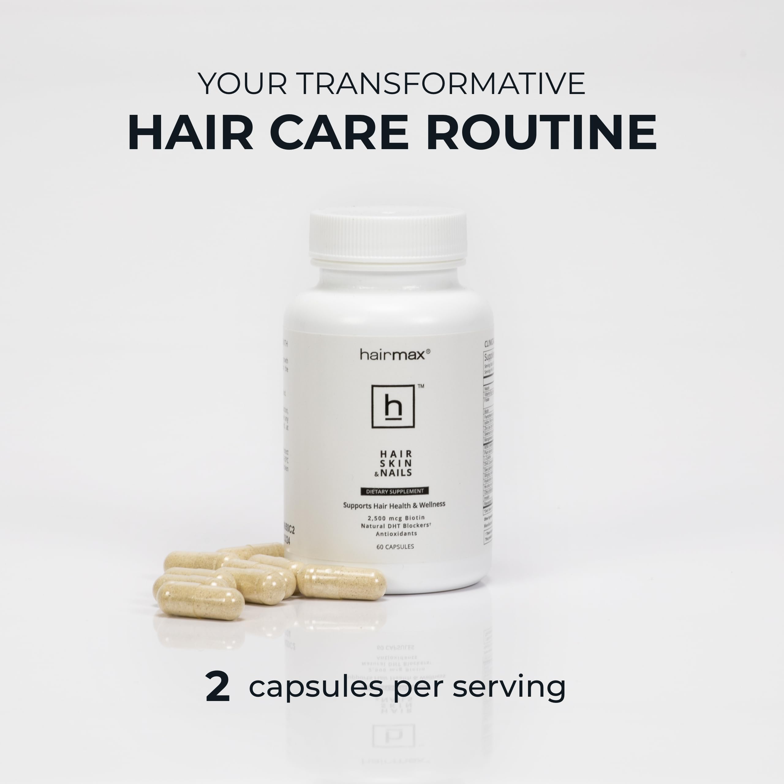 Hairmax packaging in soft light for at-home use