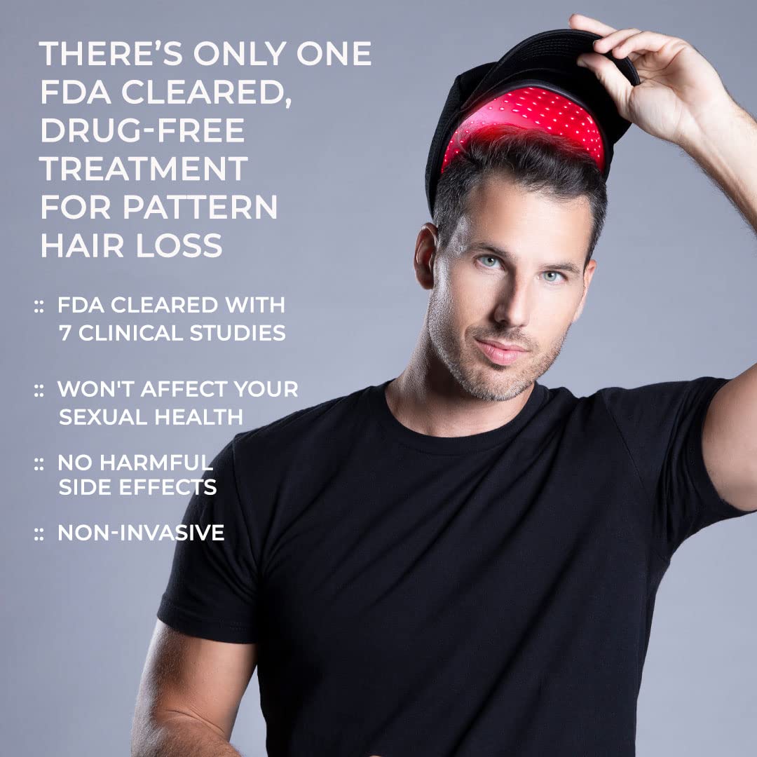Hairmax RegrowMD cap with doctor-recommended branding for professional confidence.