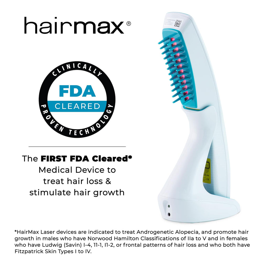 HairMax Ultima12 in a quick 8-minute treatment session for thinning hair.