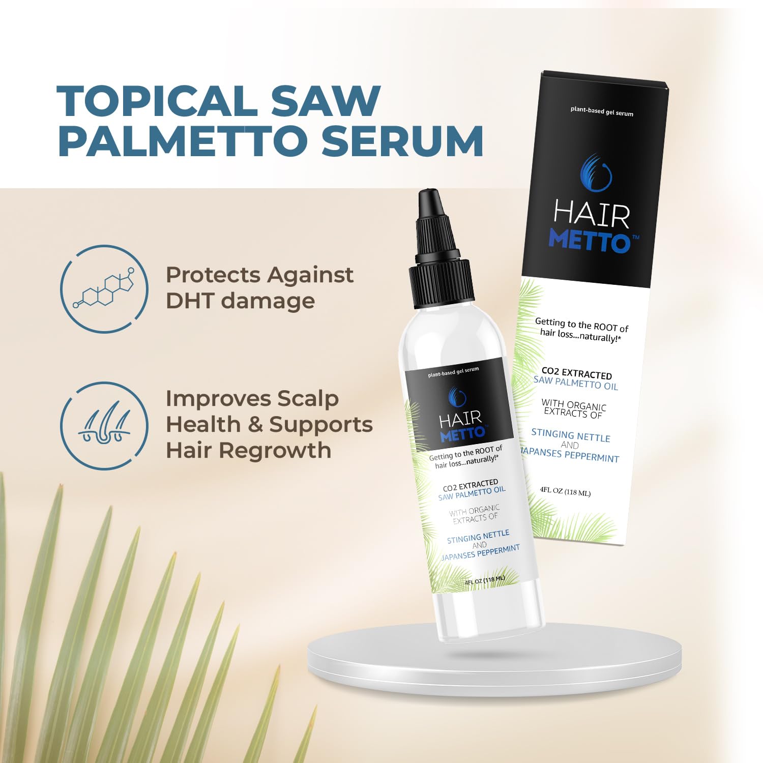 HAIRMETTO Serum emphasizes natural ingredients for clean hair care