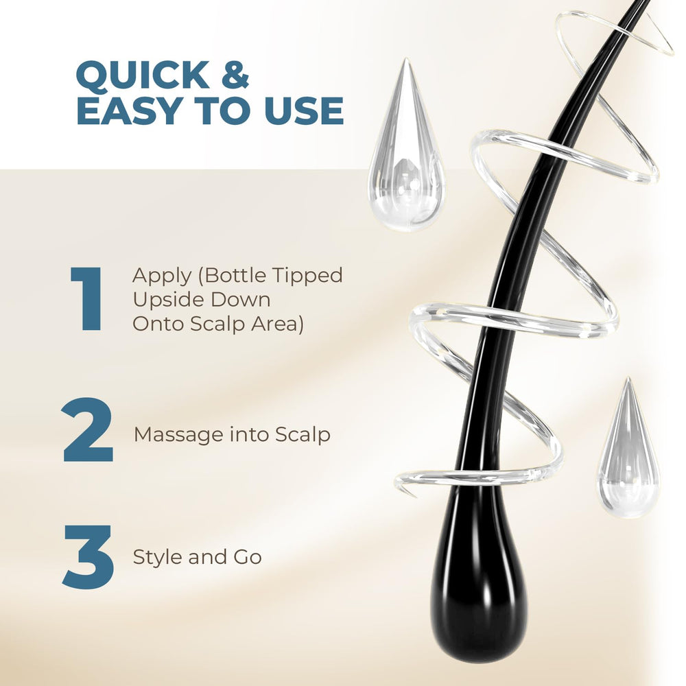 HAIRMETTO Serum on scalp demonstrates potential support for thinning areas