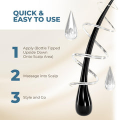 HAIRMETTO Serum on scalp demonstrates potential support for thinning areas