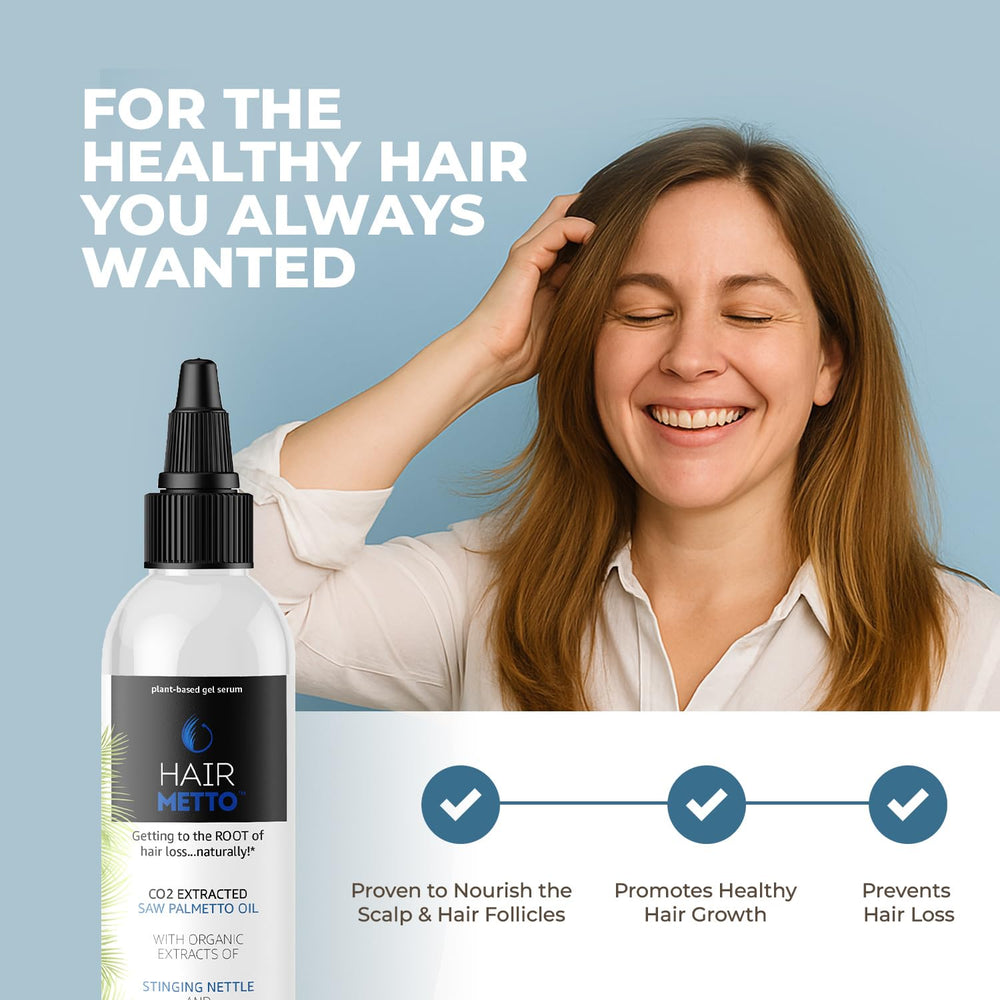HAIRMETTO Serum peppermint scent complements daily scalp care