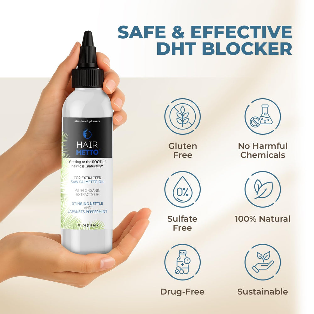 HAIRMETTO Serum texture gel signals quick absorption with light feel