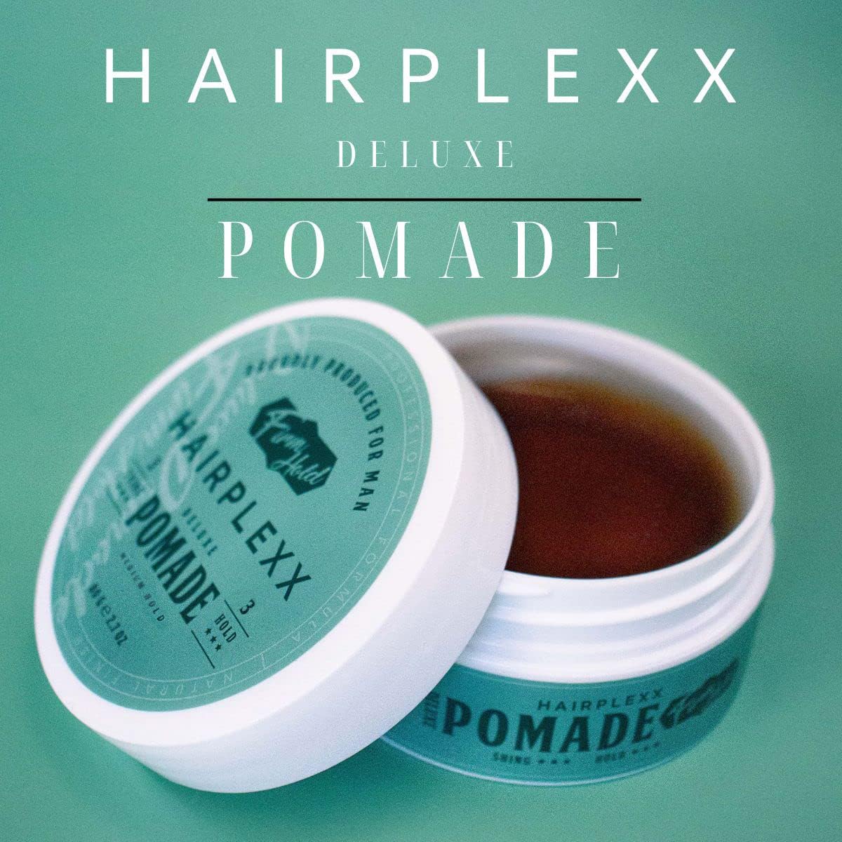 Hairplexx pomade edge control to tame flyaways at the hairline