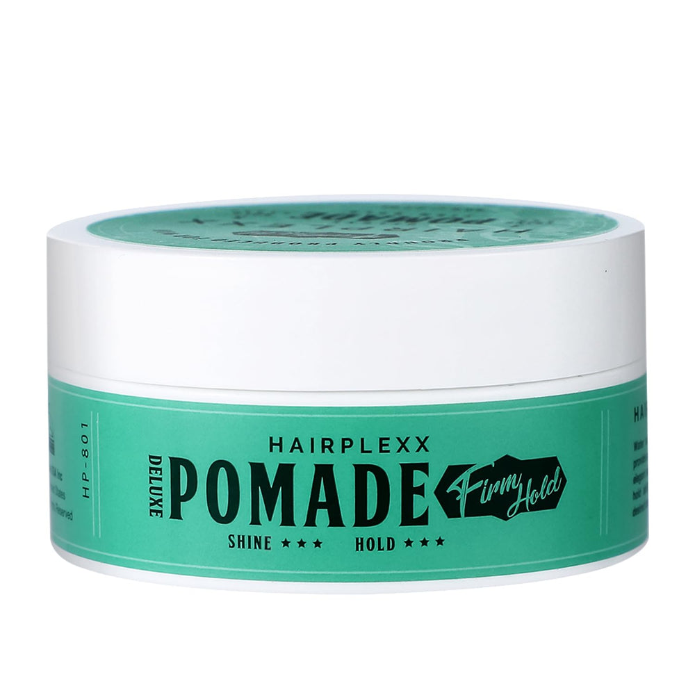 Hairplexx pomade strong hold keeps edges neat for a long-lasting slick back