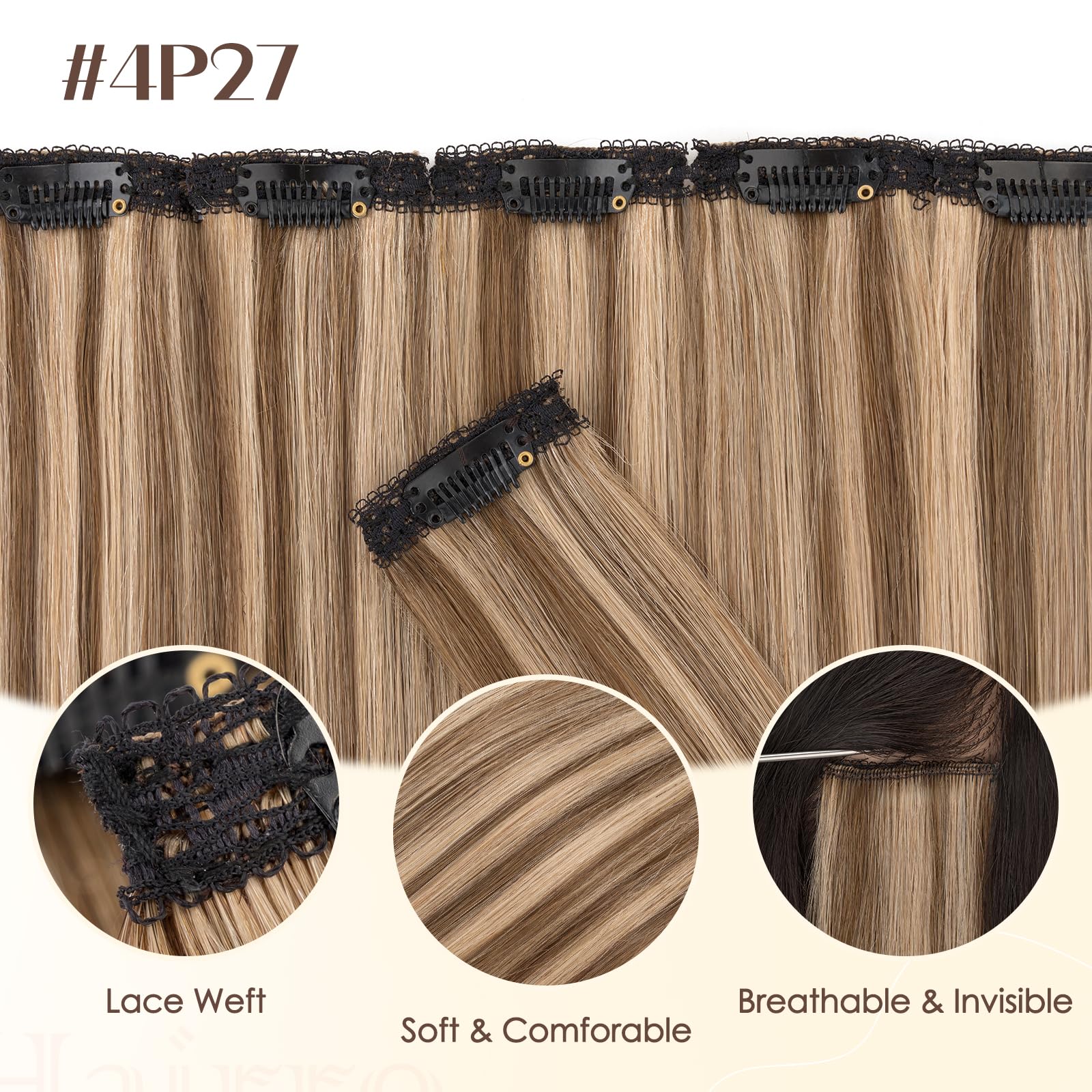 Hairro silky-soft remy hair clips remain tangle-free