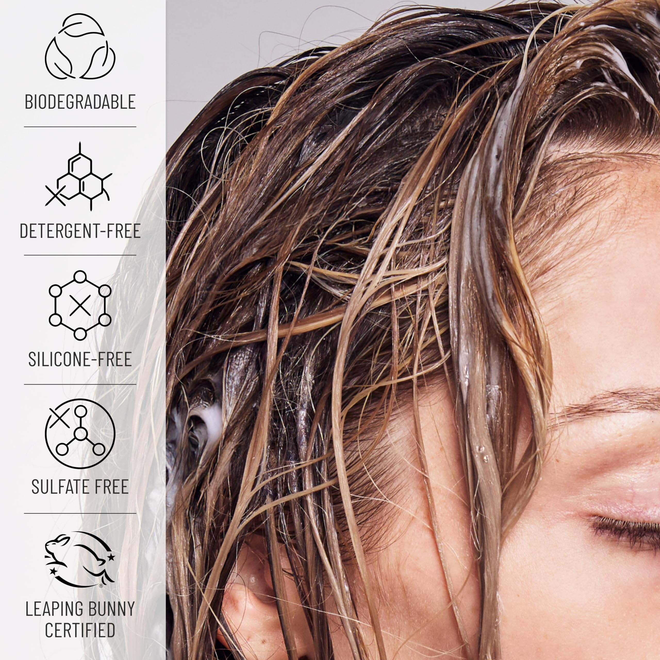 Scalp refresh moment with Hairstory New Wash Deep Clean; lightweight cleansing feeling