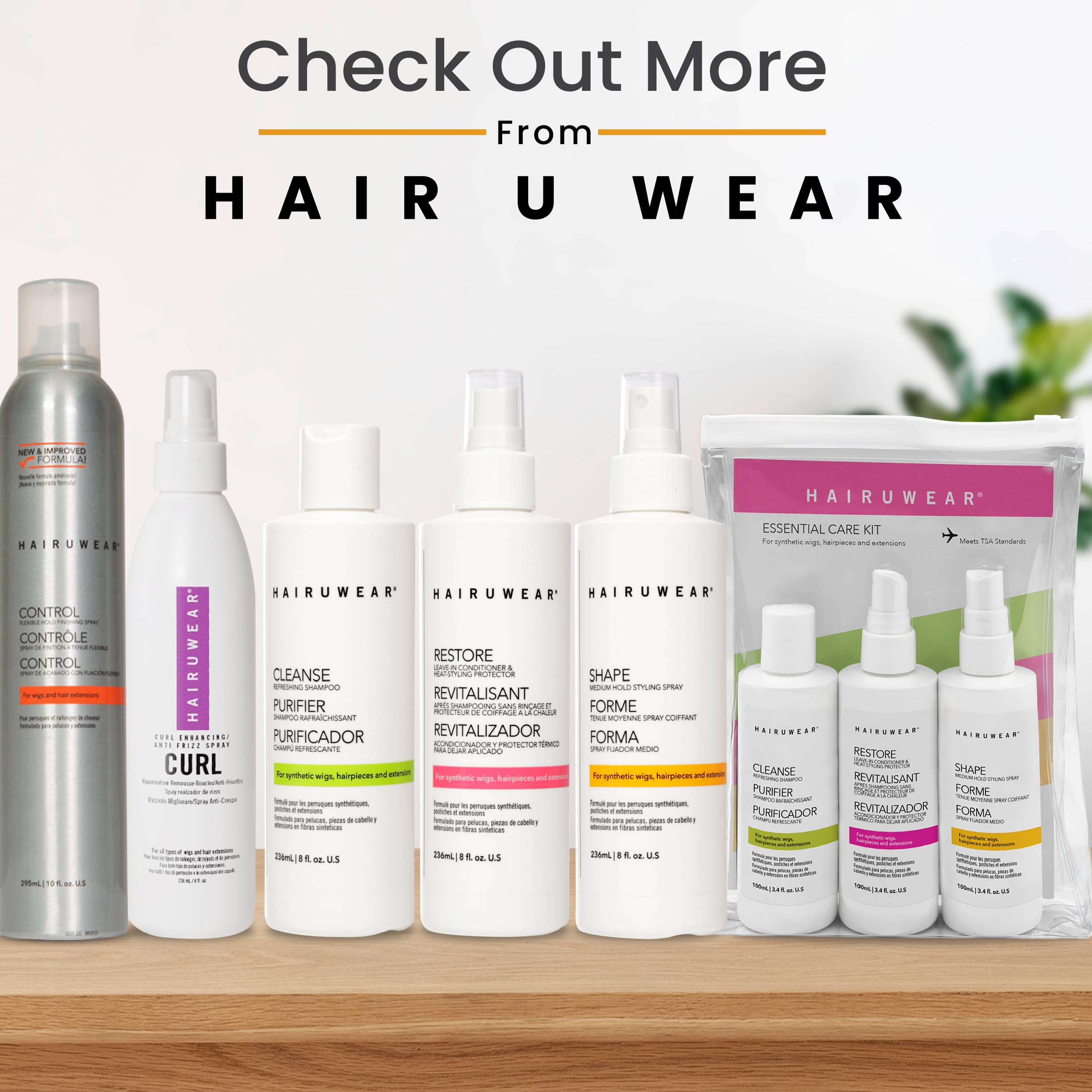 Hair u wear cruelty-free, environmentally friendly wig care formula