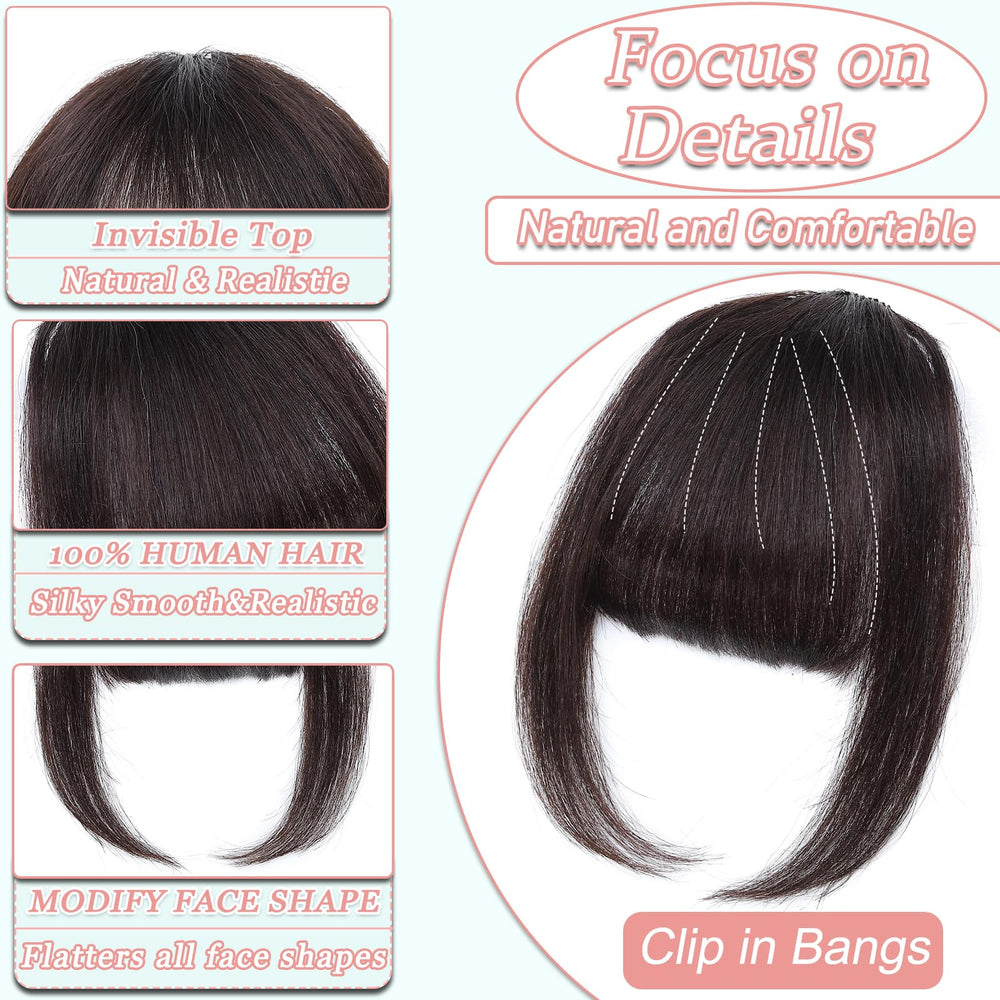 HAITOO wispy bangs side view with temple detail for soft framing