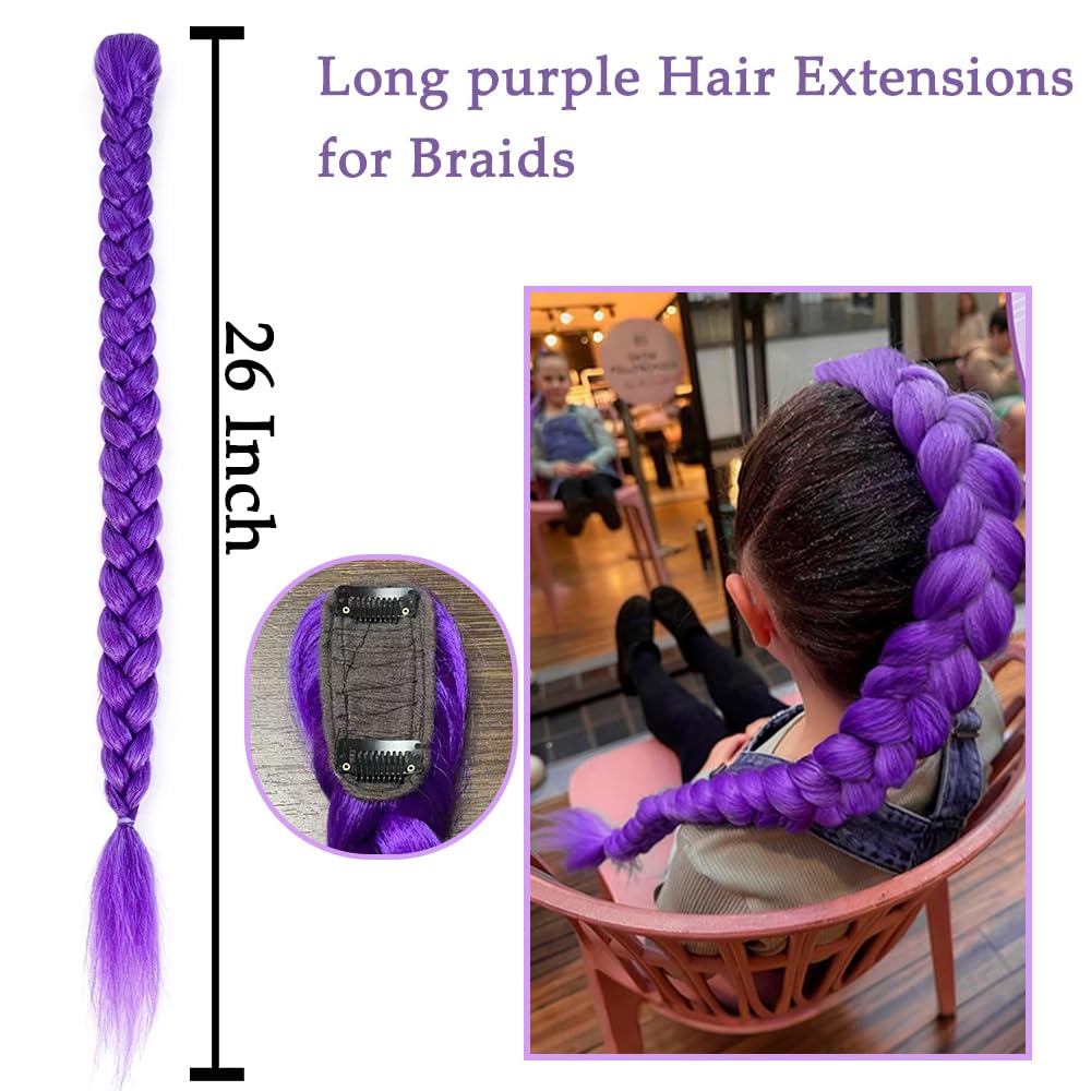 HAITOO clip-in ponytail 26 inch for dramatic stage looks.