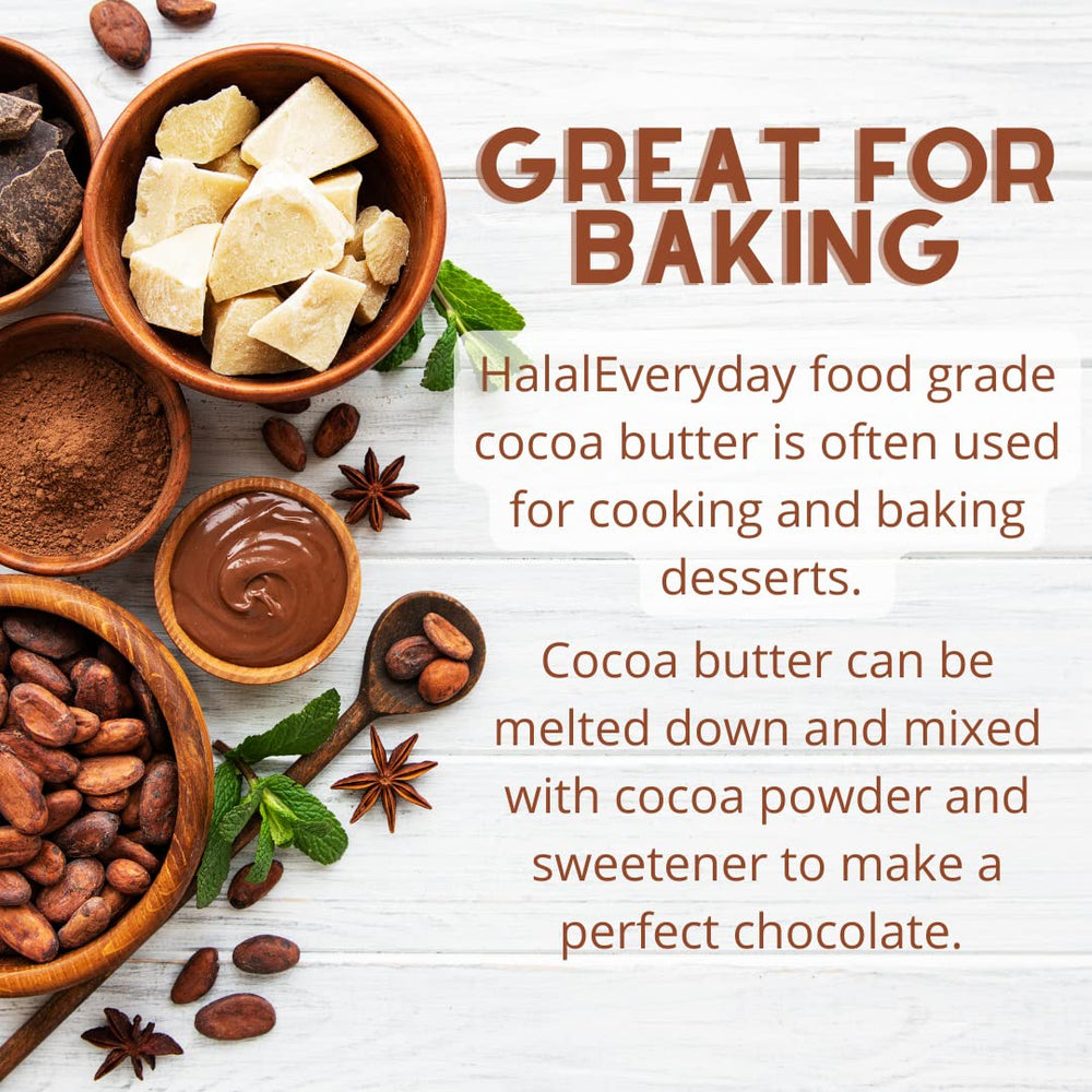 HalalEveryDay cocoa butter applied to skin during massage for deep hydration