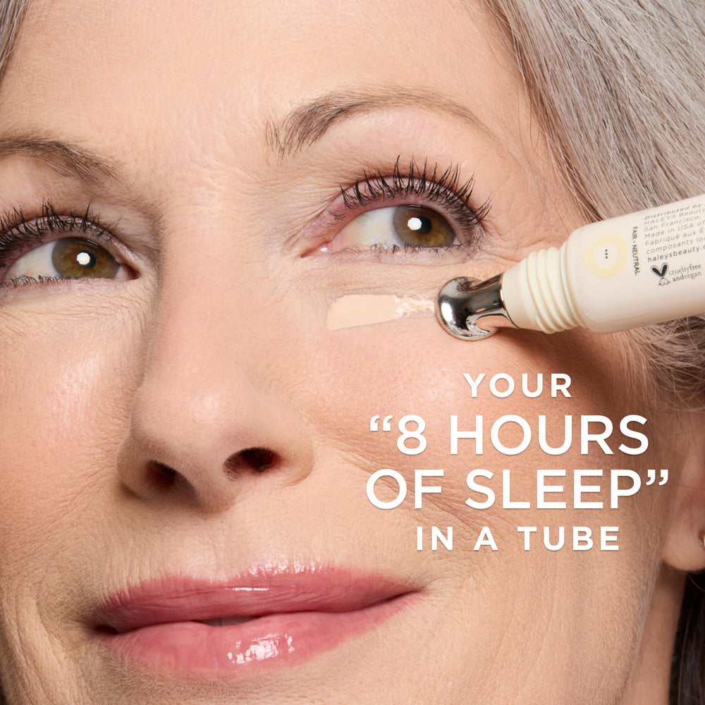 HALEYS Re-wind vitamin-e-formulation nourishes skin while helping reduce fine lines.