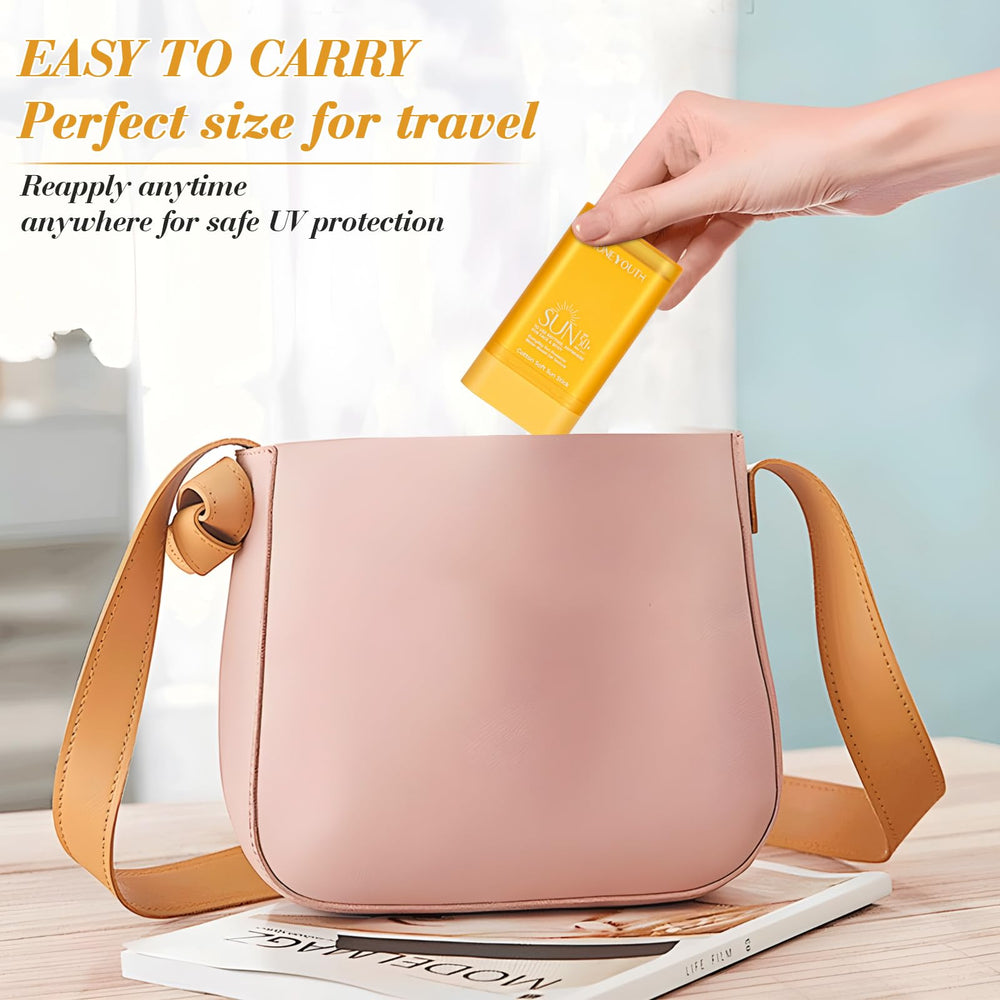 Halo East Sunscreen Stick Face Non-Greasy Formula feels light and comfortable.