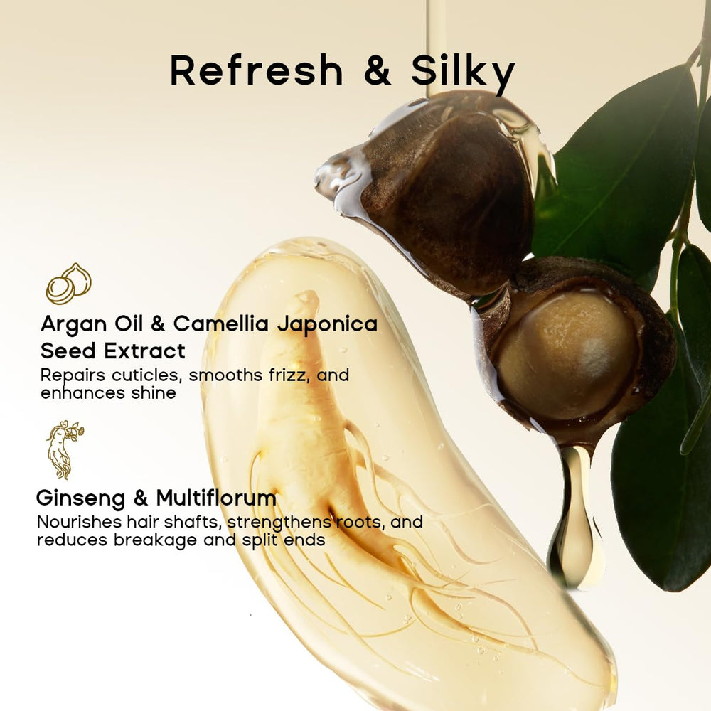 HALOVIDA conditioning blend with argan oil softens and nourishes hair.