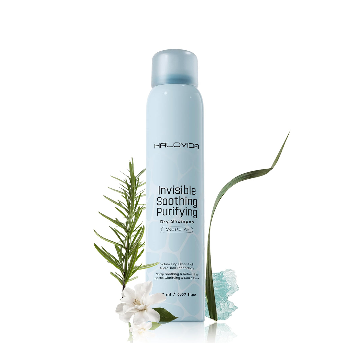 HALOVIDA Coastal Air bottle spray for quick refresh and oil control.