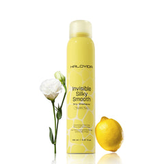 HALOVIDA Dry Shampoo Silky Yuzu bottle showing oil-absorption formula for quick refresh